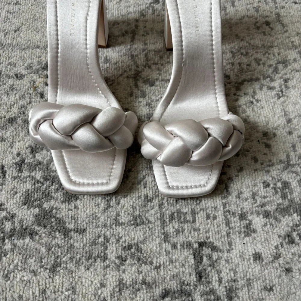 Loeffler Randall Silver Braided Heels - Picture 14 of 14